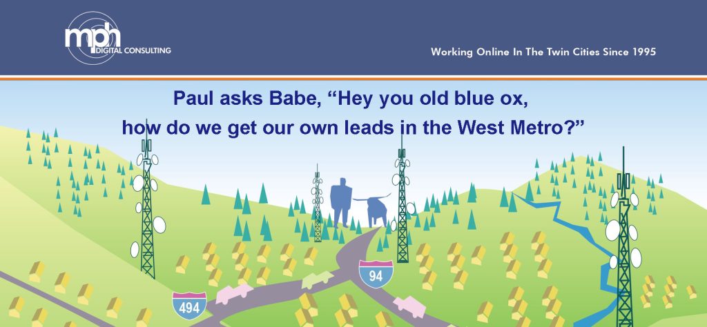 Image of Paul and Babe talking leads